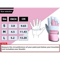 Glove size chart for Thorn Proof Work Gloves and Heavy Duty Leather Gloves for all ages