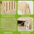 Wooden Cat Hammock Bed - Breathable Cat Swing Chair & Pet Furniture - Green